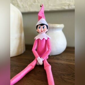 Pink Elf Doll  - Christmas Boutique